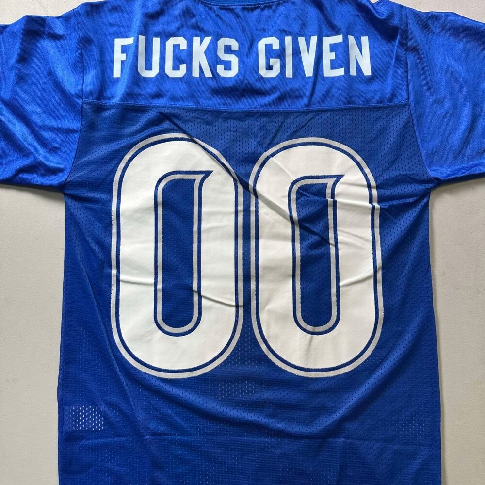 Rare Kid Rock 1 Fs Given 00 Football Jersey Blue Size Small - Picture 2 of 4